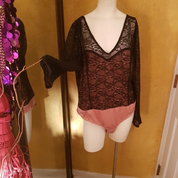 🎁   🎁 Bold Elements Tops sexy lace bodysuit xxl - Picture 1 of 8